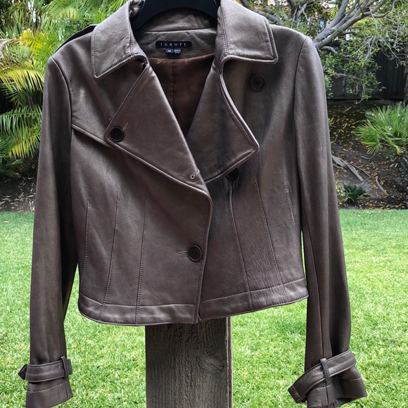 Theory Leather Jacket - Picture 5 of 9